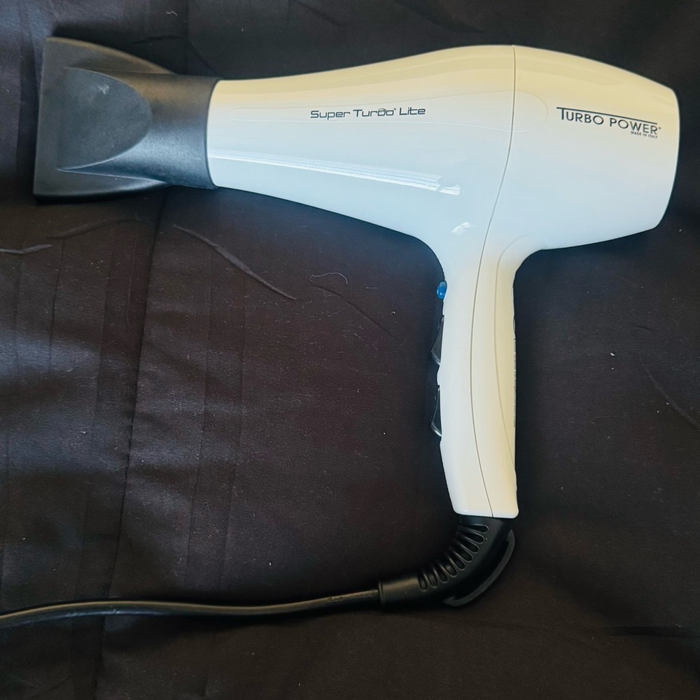 Turbo Power White Hair Dryer